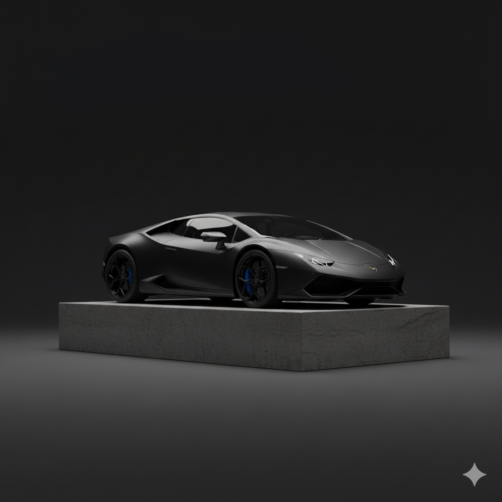 Detal sportowego samochodu